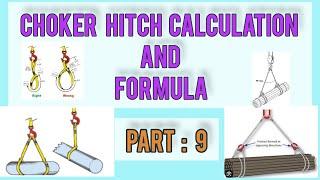 choker hitch calculation formula and  rigger examination question and answer malayalam part 9