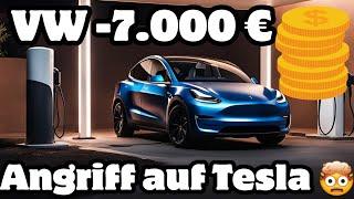  Kann Tesla gegen VW jetzt einpacken? Preissenkung beim VW ID3 Pure um 7.000 €; Tesla Model Y SR