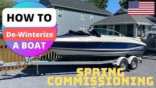 HOW TO | Dewinterize and Commission Your Boat