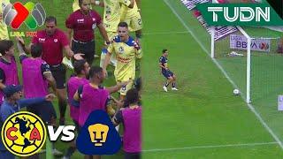 ¡PASÓ DE TODO! Poste del América y luego OTRA PELEA | América 0-0 Pumas | AP2023-J10 | Liga Mx |TUDN