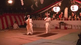 比木神社　神事　将軍舞(比木神楽)
