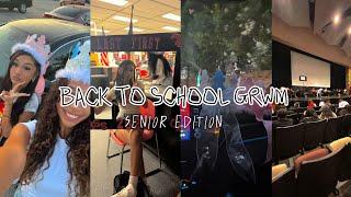 FIRST DAY OF SCHOOL GRWM/VLOG (senior edition) #backtoschool #senioryear #itscitygirljiya