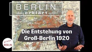 [4K] The creation of Greater Berlin 1920 - Berlin becomes world metropolis