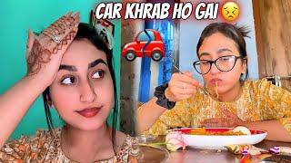 Car 5 din k Lia garage chali gai  || gem k sath khela ️ , aayoush k Lia chai banaya #alizehjamali