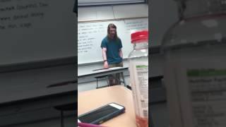 Weeb cringe in debate class
