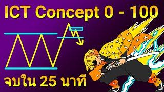 สอนระบบเทรด ICT Concept ตั้งแต่ 0-100 ครบจบใน 25 นาที! | สอนเทรด 0-100 เดอะซีรี่ย์