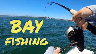 Windy day JIGGING in the Bay ||| HONEY HOLE FISHING