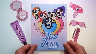 [Paper Diy] NewJeans Makeup Blind Bag ASMR / Power Puff Girls