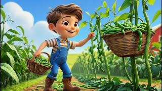 Educational Videos for Toddler and Kids!  How Green Bean Grow Video for Kids!