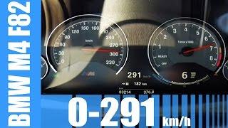 BMW M4 F82 Acceleration AMAZING! 0-291 km/h LAUNCH CONTROL & Top Speed Test