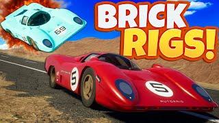 INSANE Canyon Car Races & Crashes with Spycakes! | Brick Rigs