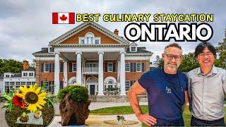 $295 Michelin Tasting Menu! Best CULINARY STAYCATION in Ontario at Langdon Hall Country House Hotel!