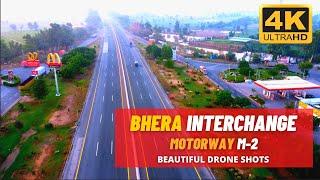 Bhera Interchange || Lahore Islamabad Motorway || 4K Drone Shots