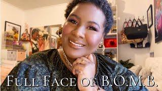 Full Face of Black Owned Makeup Brands (BOMB) | Black History Month | Vikeejeah