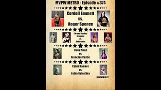 374   MVPW METRO - MVPW HEAVYWEIGHT TITLE MAIN EVENT