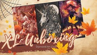 Diamond Painting | XL Unboxing | „Witchcraft Room” “Masquerade” & “Phönix Fire” | Diamond Art Club