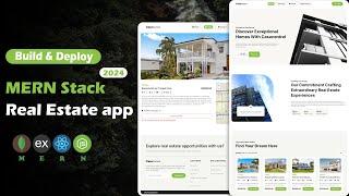 MERN Stack Real Estate Website React JS, MongoDB, Express, Node, Prisma, Mantine UI, Deploy