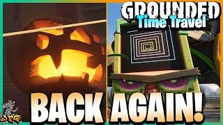 GROUNDED Time Travel! Frankenline And Ziplines Added! Halloween Event & Hedge Lab! S3 Ep1