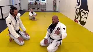 Bottom Side Control To Deep Half To Leg Lock