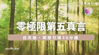 零極限冥想第5真言（白天版30分鐘）我原諒自己，每天清理刪除內在負面記憶，｜亞蒂絲冥想引導