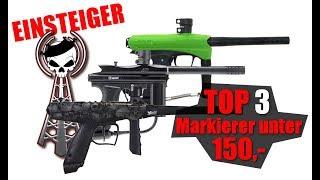 TOP 3 Einsteiger Paintball Markierer unter 150 Euro non-tactical