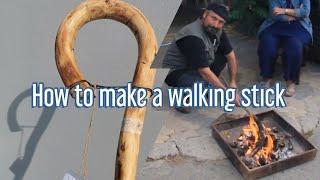 How to make a walking stick | Traditional Greek Walking Sticks |Hiking stick | Walking Cane