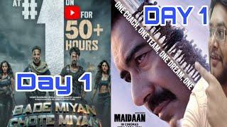 MAIDAAN VS BMCM | MAIDAAN DAY 1 COLLECTION | BMCM DAY 1 COLLECTION  BUDGET PREDICTION AJAY VS AKSHAY