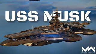 USS Musk (CVN-X) Full Gameplay! Modern Warships New Event Skyarrier Battle