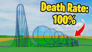 I Built The DEADLIEST Roller Coaster in Roblox!