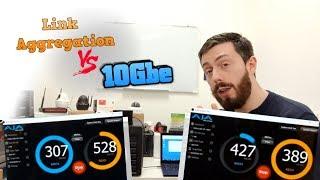 10Gbe vs 1Gbe LAG NAS Drive Speed Comparison