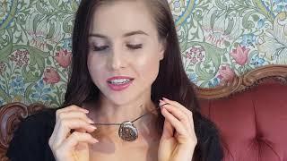 The Girl Modelling for Brisbane Matrix Opal Pendant