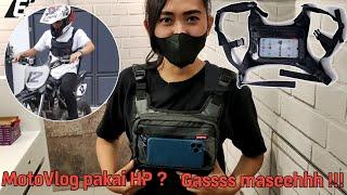 Cara murah, mudah MotoVlog Pake HP