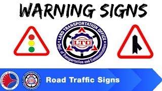 WARNING ROAD TRAFFIC SIGNS WITH MEANINGS | JHUNADRIANLEE