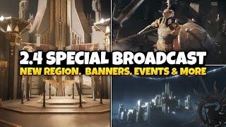 VERSION 2.4 SPECIAL BROADCAST, FREE ASTRITE,  BANNERS, NEW REGION & MORE - Wuthering Waves 2.4