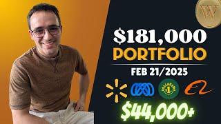 $181,000 stock Portfolio Update. Alibaba stock (BABA) flipped positive?