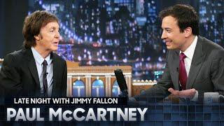 Paul McCartney Sings The Beatles' Harmony, Talks John Lennon & Obama Performance | Fallon Flashback