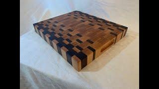 Fade Pattern End Grain Cutting Board