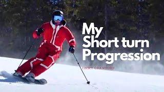 Tuto ski | Ski tips - Skiing short turn radius progression - Jimmy Crawford