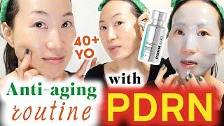 Goodbye 2024 and Fine Lines! Get Unready With Me with VT PDRN Essence 100 & Mask #antiagingskincare