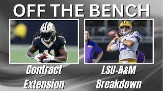 OTB | Alvin Kamara Contract Extension | LSU-Texas A&M Deep Dive! | NFL Trade News