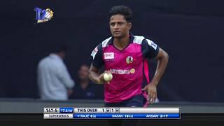 Azhar Ansari picks three wickets in one over