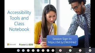 BCS  Class Notebook and Accessibility Tools in Teams Webinar