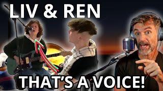 PRO VOCAL COACH REACTS: REN & Liv Sangster Busking