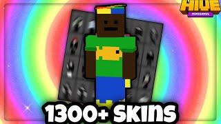 Minecraft Bedrock 1300+ Skins With Capes + Cosmetics (Biggest Skinpack On Hive!)