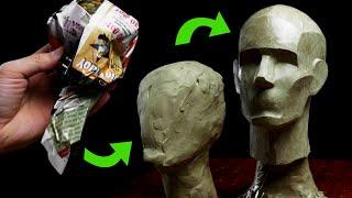 Sculpting a Simplified Head Step by Step