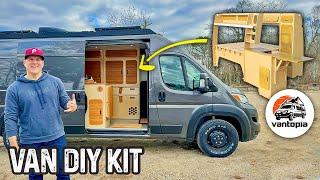 Fast & Easy $6K DIY Camper Promaster Van Conversion Kit - VANTOPIA