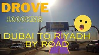 Dubai to Riyadh Road Trip | Drove 1000KMs to Reach Riyadh #dubaitoriyadh #roadtrip