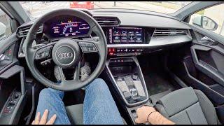 2024 Audi A3 8Y Sportback [1.0 30 TFSI 110HP] |0-100| POV Test Drive #1926 Joe Black