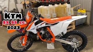 Ktm 85 sx 2023first start+ walk around