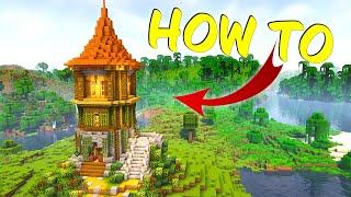 How to Build a Minecraft Tower From the Bottom Up For Survival